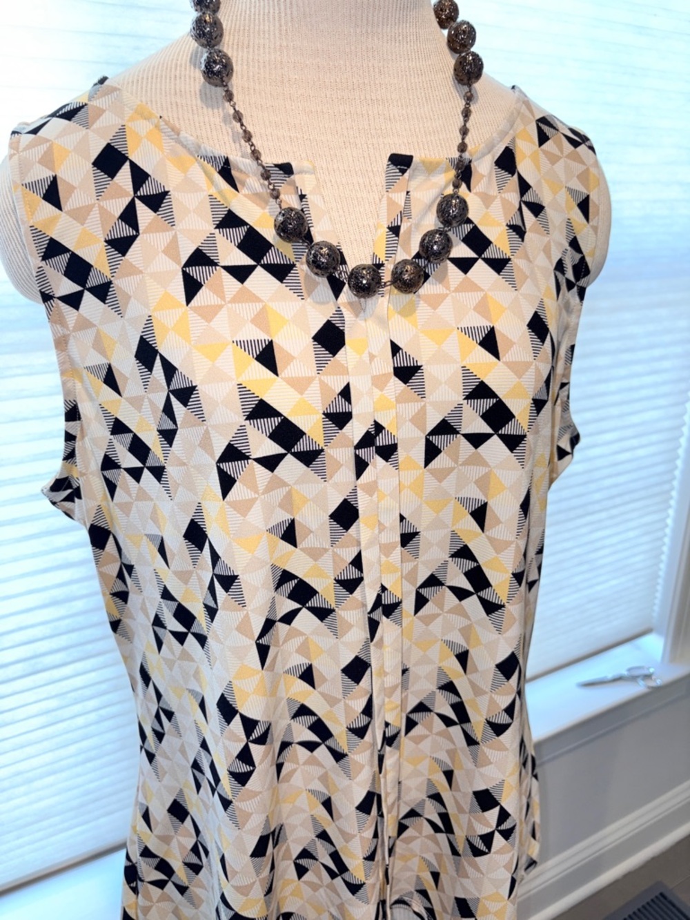 Sleeveless Easy Care Blouse